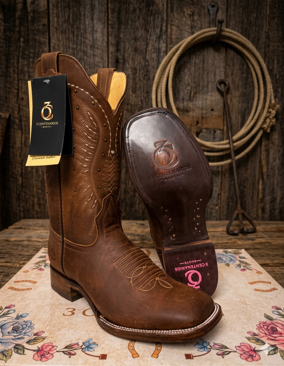 Bota texana 4001 Marrón Claro