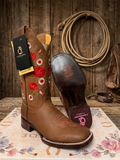 Bota texana 4008 Marrón claro