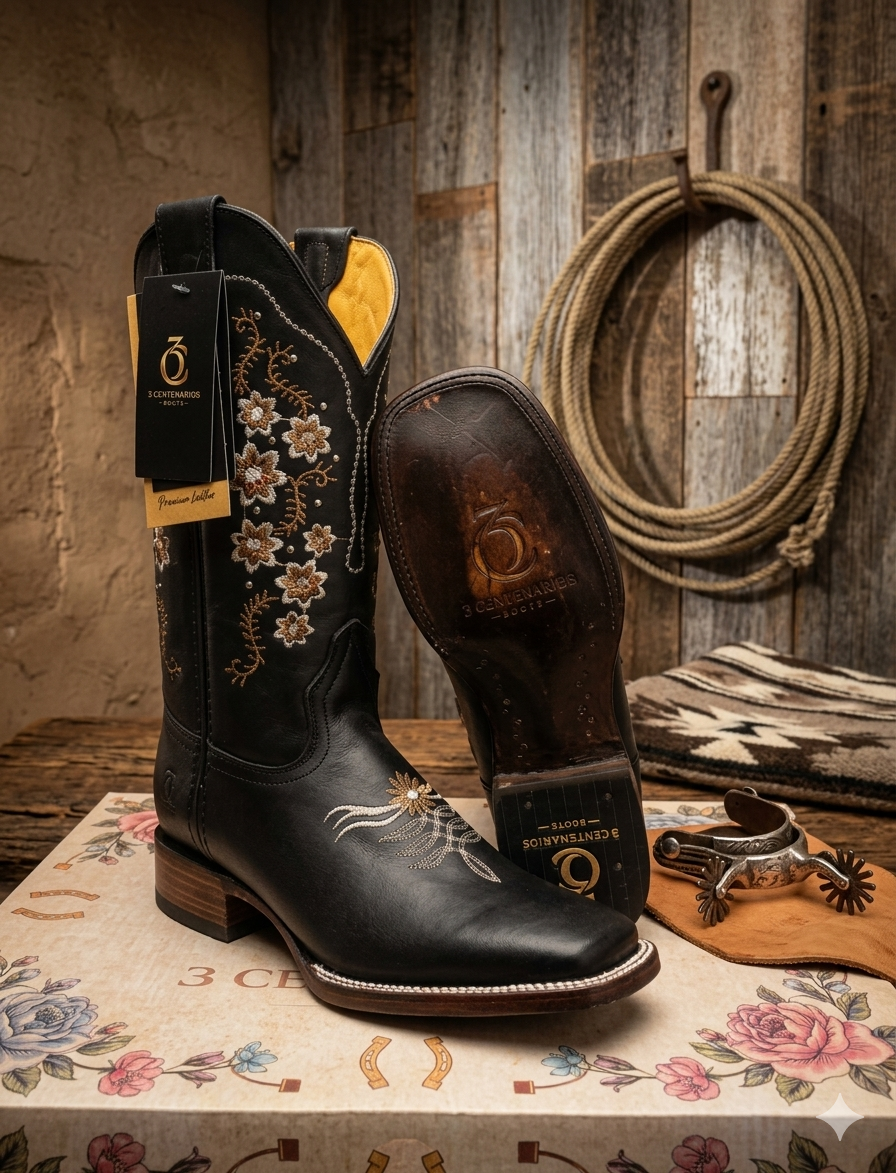 Bota texana 4009 Negro